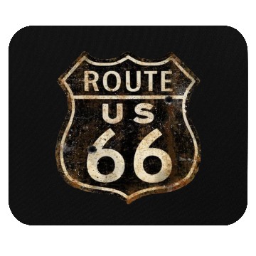 Discover Route 66 vintage sign 2 Mouse Pads
