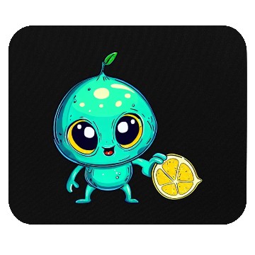 Discover Alien Fruit Magic: Sweet Lemon from Outer Space Mouse Pads