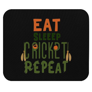 Discover Eat Sleep Cricket Repeat: The Cricket Lover's Mouse Pads