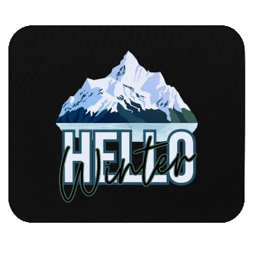 Discover Hello Winter Mouse Pads