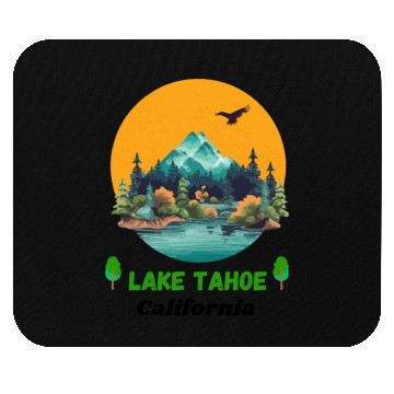 Discover Lake Tahoe California Mouse Pads