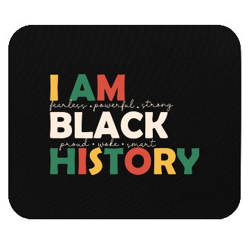 Discover I Am Black History Blm Black History Month Gift Mouse Pads
