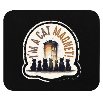 Discover Cat magnet Mouse Pads