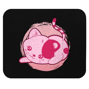 Discover Cat lover pet gift kawaii cat Mouse Pads