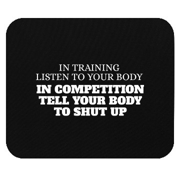 Discover Inspirational Running Quotes Mouse Pads