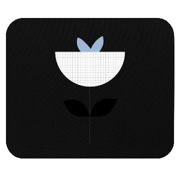 Discover Grid Retro Flower Mouse Pads