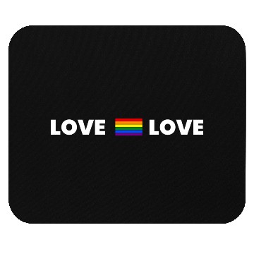 Discover Love Is Love Mouse Pads