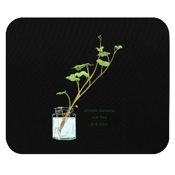 Discover Growth Happens One Step At A Time Mouse Pads