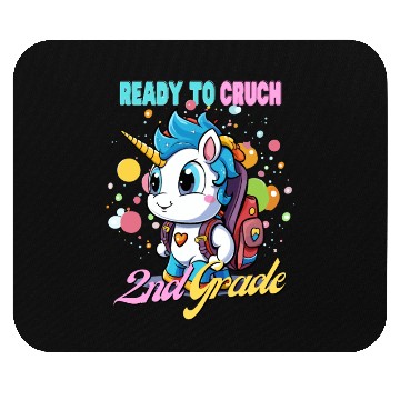 Discover Ready To Crush 2nd grade Unicorn Back To School Mouse Pads