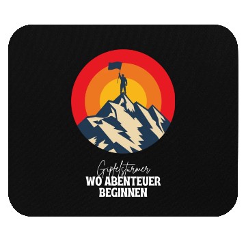 Discover Mountain | Hiking | Adventure | Nature Mouse Pads