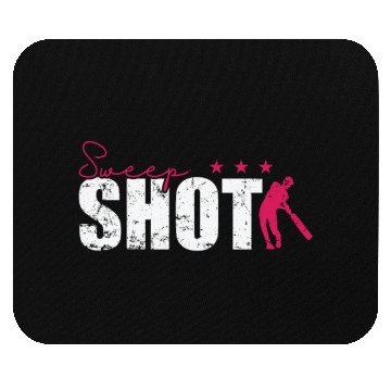 Discover Sweep Shot Cricket Mouse Pads