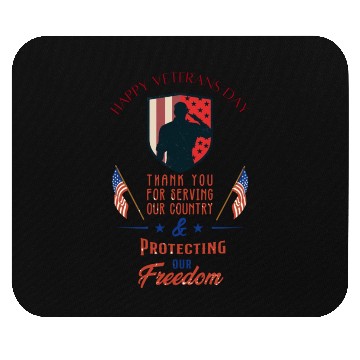 Discover Veterans Day Mouse Pads