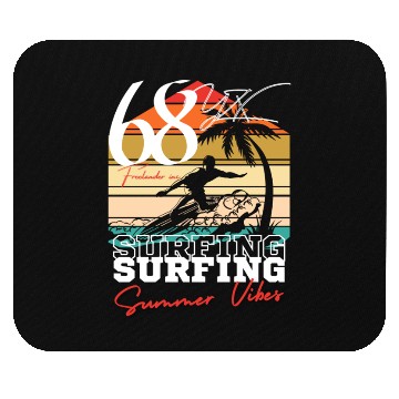 Discover Surfing summer vibes Mouse Pads