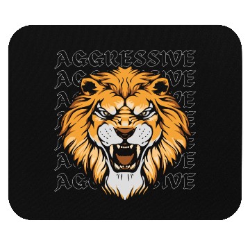 Discover Lion, Motivational Workout Mouse Pads