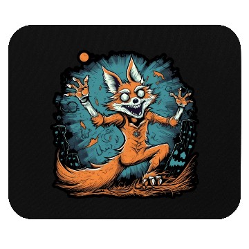 Discover Halloween Fuchs Skeleton Mouse Pads