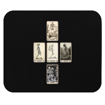Discover Death Card Mouse Pads