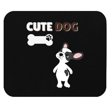 Discover cute dog Mouse Pads