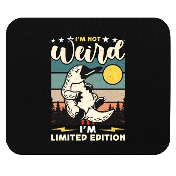 Discover Platypus I'm Not Weird I'm Retro Living Fossil Mouse Pads