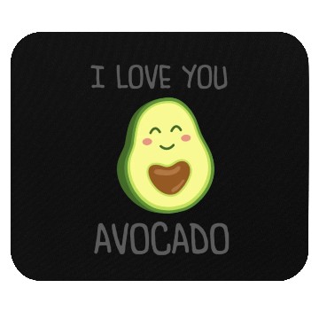 Discover I Love you Avocado Mouse Pads