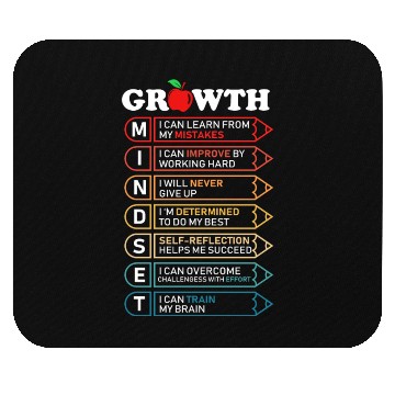 Discover Growth Mindset Definition Motivational Quote Class Mouse Pads