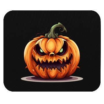 Discover Halloween pumpkin Mouse Pads