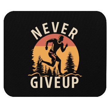 Discover Never Give Up Mouse Pads