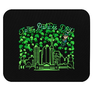 Discover Saint Patrick's Day Berlin Germany Mouse Pads