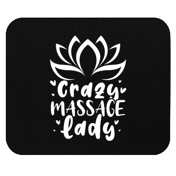 Discover Crazy Massage Lady Mouse Pads