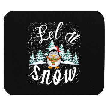 Discover Winter - Let it snow Mouse Pads