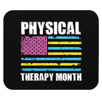 Discover USA Flag PT PTA Physical Therapy Gift Physical Mouse Pads