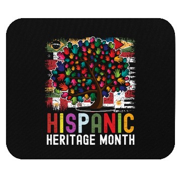 Discover Hispanic Heritage Month Hand Flags Latin Mouse Pads