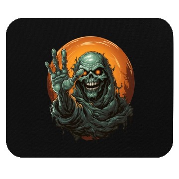 Discover Halloween Emerging Hands Spooky Pumpkin Mouse Pads