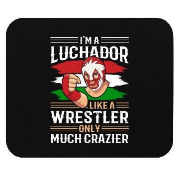 Discover Mexican Wrestling Wrestler Lucha Libre Mask Mexico Mouse Pads