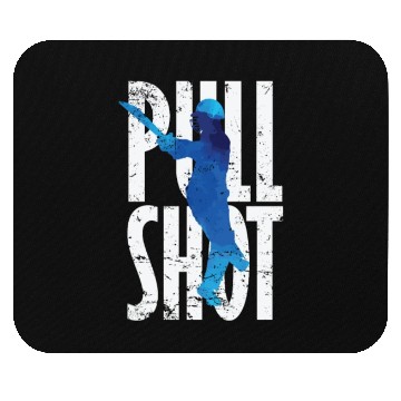 Discover Cricket Pull Shot Sports Moment Mouse Pads