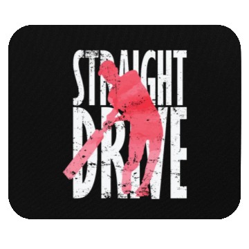 Discover Straight Drive Cricket Mouse Pads