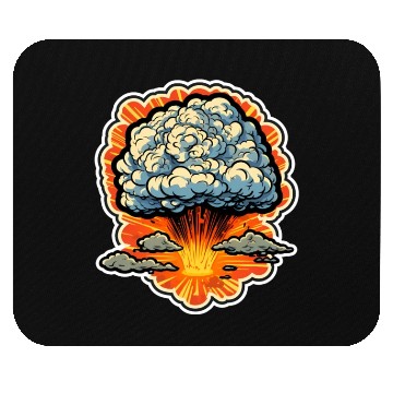 Discover Explosion Fireworks Pyrotechnics Mouse Pads