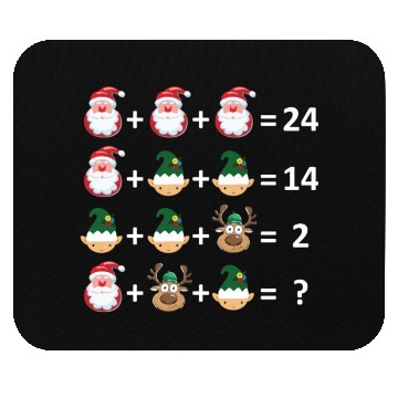 Discover Math Teacher Christmas Mouse Pads Order of Operations