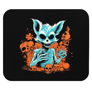 Discover Halloween Fuchs Skeleton Mouse Pads