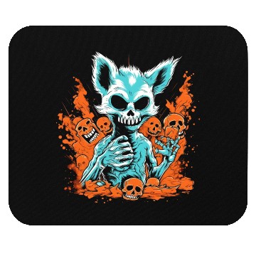 Discover Halloween Fuchs Skeleton Mouse Pads