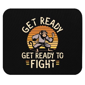 Discover Kung Fu monkey Mouse Pads