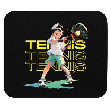 Discover Tennis boy - Tennis player Mouse Pads