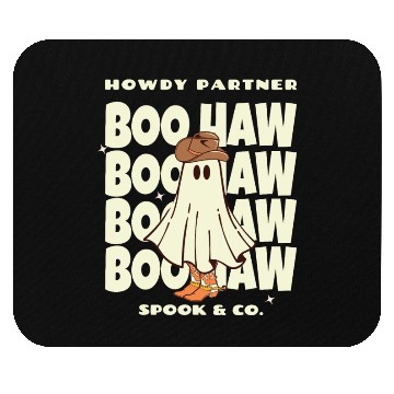 Discover Howdy Partner Boo Haw Spook & Co. Mouse Pads