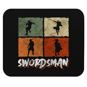 Discover Sword Fencing Victory Mouse Pads