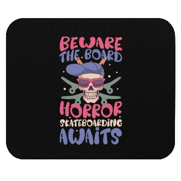 Discover Spooky Horror Skateboarder Halloween Skateboarding Mouse Pads
