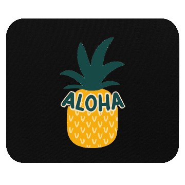 Discover Aloha Pineapple Mouse Pads