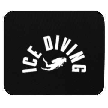 Discover Ice Diving Pocket Design Mouse Pads
