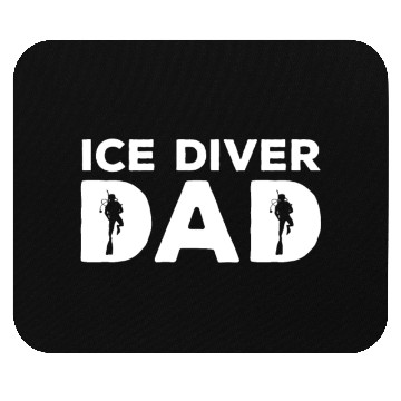 Discover Funny Ice Diving Dad Diver Men Mouse Pads