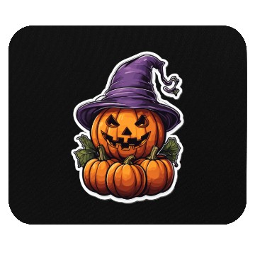 Discover Happy Halloween Pumpkins 30 Mouse Pads