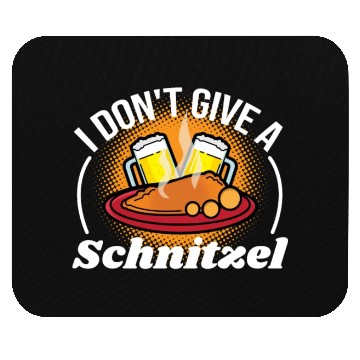 Discover I Dont Give A Schnitzel Germany Food Mouse Pads