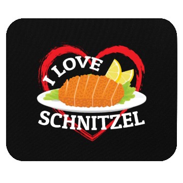 Discover I Love Schnitzel Germany Food Mouse Pads